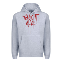 Heather Grey tonight alive Premium Hoodie - linhVisuals