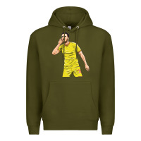 Army Green Diogo Jota Premium Hoodie - linhVisuals