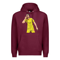 Burgundy Diogo Jota Premium Hoodie - linhVisuals