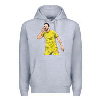 Heather Grey Diogo Jota Premium Hoodie - linhVisuals