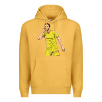 Mustard Diogo Jota Premium Hoodie - linhVisuals