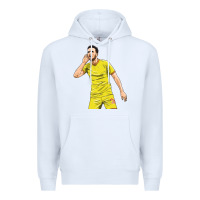 White Diogo Jota Premium Hoodie - linhVisuals