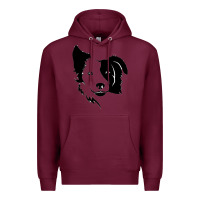 Burgundy dog, collie, dogs, collies, border collies, puppy, sheepdog Premium Hoodie - linhVisuals