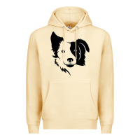Pina Colada dog, collie, dogs, collies, border collies, puppy, sheepdog Premium Hoodie - linhVisuals
