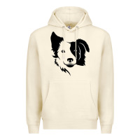 Sandshell dog, collie, dogs, collies, border collies, puppy, sheepdog Premium Hoodie - linhVisuals