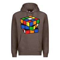 Coffee rubik cube Premium Hoodie - linhVisuals