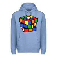 Colony Blue rubik cube Premium Hoodie - linhVisuals