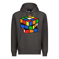 Smoke rubik cube Premium Hoodie - linhVisuals