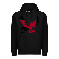 Black eastern washington eagles Premium Hoodie - linhVisuals
