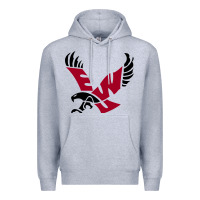 Heather Grey eastern washington eagles Premium Hoodie - linhVisuals
