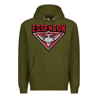 Army Green essendon fc Premium Hoodie - linhVisuals