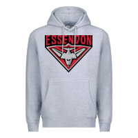 Heather Grey essendon fc Premium Hoodie - linhVisuals