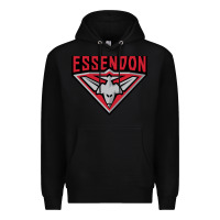 Black essendon fc Premium Hoodie - linhVisuals