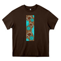Chocolate Brown american football with leopard pen wraps Heavy Core Tee - BundleAndBundleShop