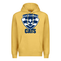Antique Gold geelong cats Premium Hoodie - linhVisuals