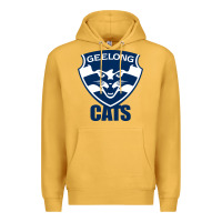Mustard geelong cats Premium Hoodie - linhVisuals