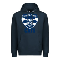 Navy geelong cats Premium Hoodie - linhVisuals