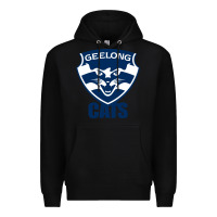 Black geelong cats Premium Hoodie - linhVisuals