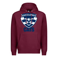 Burgundy geelong cats Premium Hoodie - linhVisuals
