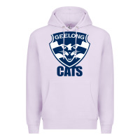 Lilac geelong cats Premium Hoodie - linhVisuals