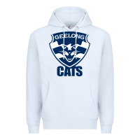 White geelong cats Premium Hoodie - linhVisuals