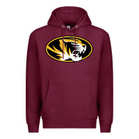 Burgundy missouri tigers Premium Hoodie - linhVisuals