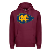 Burgundy mississippi choctaws Premium Hoodie - linhVisuals