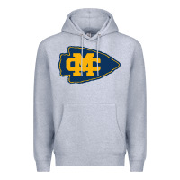 Heather Grey mississippi choctaws Premium Hoodie - linhVisuals