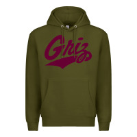Army Green montana griz Premium Hoodie - linhVisuals