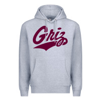 Heather Grey montana griz Premium Hoodie - linhVisuals