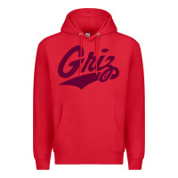 Red montana griz Premium Hoodie - linhVisuals