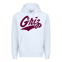 White montana griz Premium Hoodie - linhVisuals