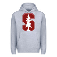 Heather Grey stanford cardinal Premium Hoodie - linhVisuals