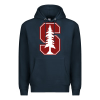Navy stanford cardinal Premium Hoodie - linhVisuals