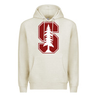 Oatmeal Heather stanford cardinal Premium Hoodie - linhVisuals