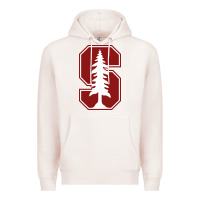 Pale Pink stanford cardinal Premium Hoodie - linhVisuals