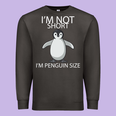 I'm Not Short I'm Penguin Size Premium Sweatshirt Designed By Bettercallsaul