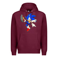 Burgundy Söniĉ Kids Premium Hoodie - linhVisuals
