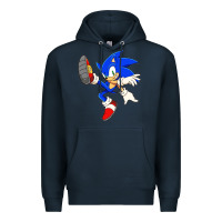 Navy Söniĉ Kids Premium Hoodie - linhVisuals