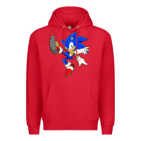 Red Söniĉ Kids Premium Hoodie - linhVisuals