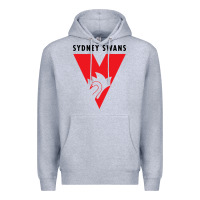 Heather Grey sydney swans Premium Hoodie - linhVisuals