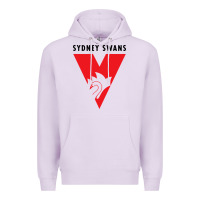 Lilac sydney swans Premium Hoodie - linhVisuals