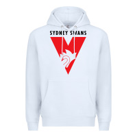 White sydney swans Premium Hoodie - linhVisuals