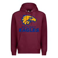 Burgundy west coast eagles Premium Hoodie - linhVisuals