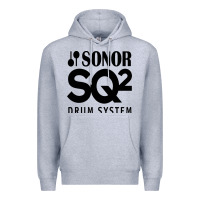 Heather Grey Sonor Drum Premium Hoodie - linhVisuals