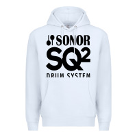 White Sonor Drum Premium Hoodie - linhVisuals