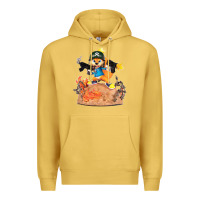 Antique Gold conker the squirrel, bad, video game, game, green, squirel Premium Hoodie - linhVisuals