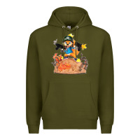 Army Green conker the squirrel, bad, video game, game, green, squirel Premium Hoodie - linhVisuals