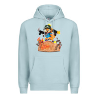 Blue Mist conker the squirrel, bad, video game, game, green, squirel Premium Hoodie - linhVisuals