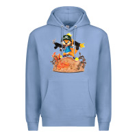 Colony Blue conker the squirrel, bad, video game, game, green, squirel Premium Hoodie - linhVisuals